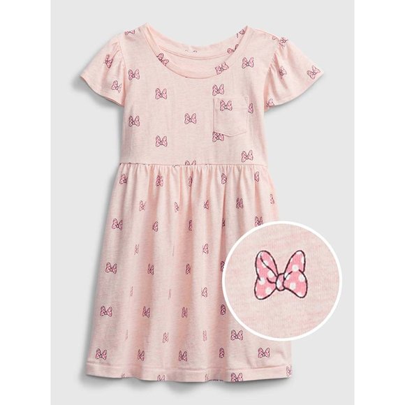Disney Baby Gap Toddler Girls Minnie Mouse Flutter Dress Summer Dress 2T - Picture 1 of 4